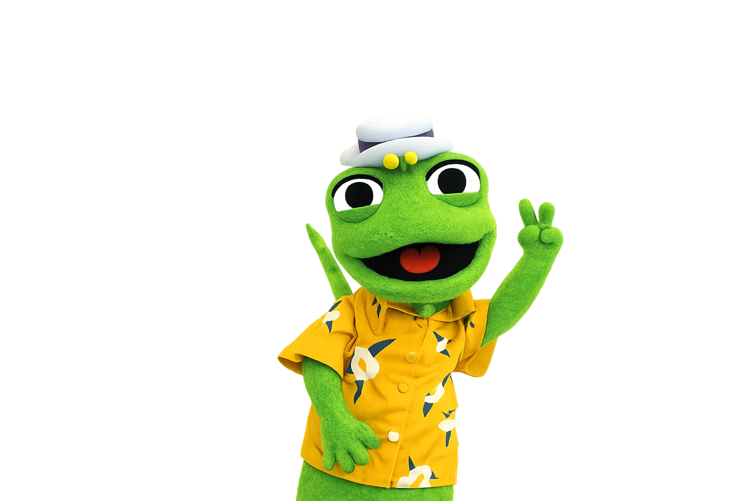 Iggy the iguana waving